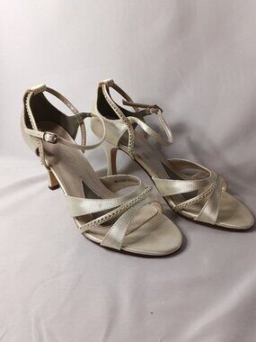 Michaeldeangelo Women's Satin Dance/Wedding/Prom Shoes Size 7